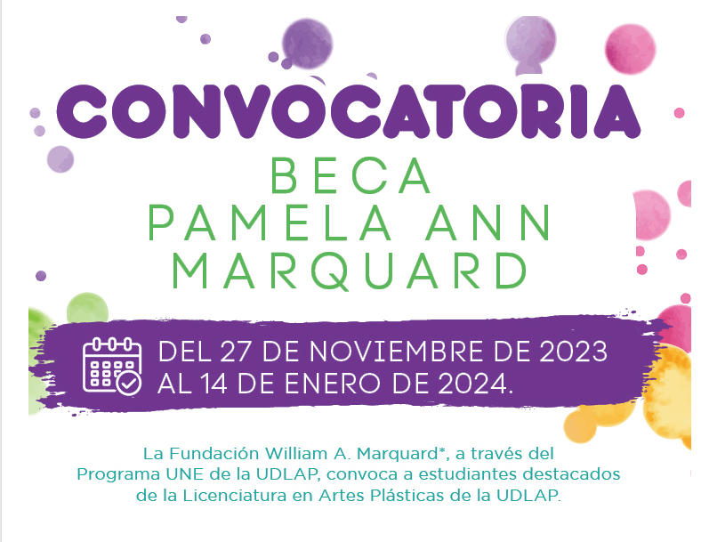 convocatoria Beca pamela ann Marquard